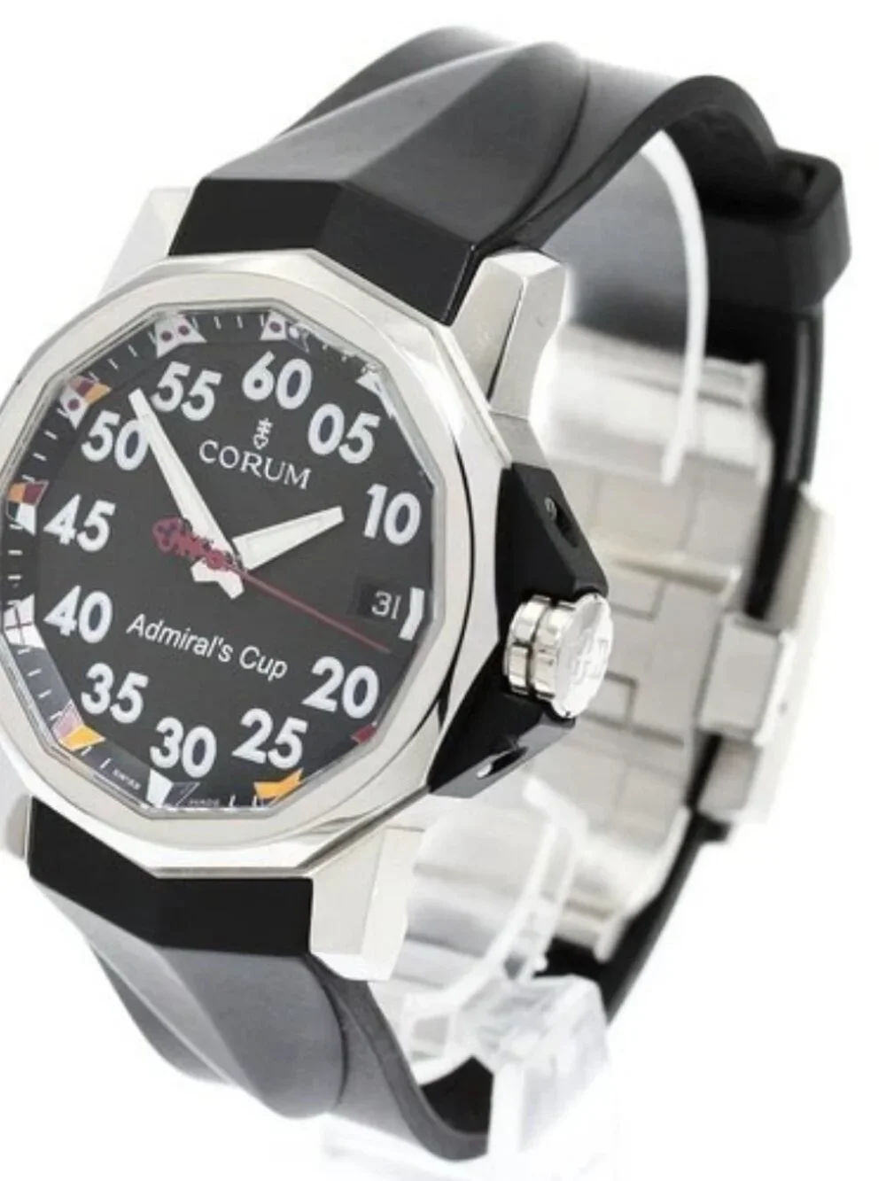 CORUM Admirals cup 01.0010 Date black Dial Automatic Men's Watch_967709